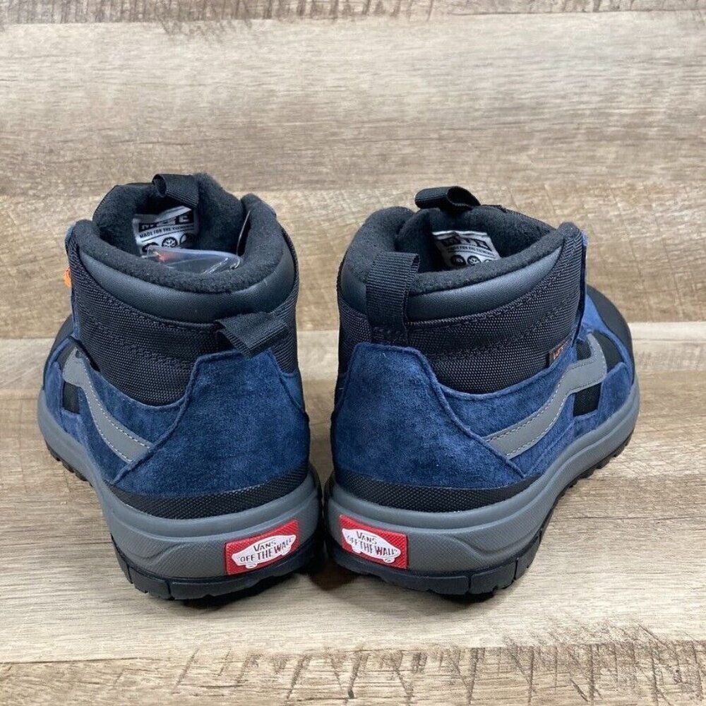 VANS UltraRange Exo Hi MTE-1 Dress Blues Black Orange Mens 7 Womens 8.5 NEW - Picture 5 of 13
